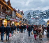 shimla-mall-road Himachal taxi cab khatri tour & travel